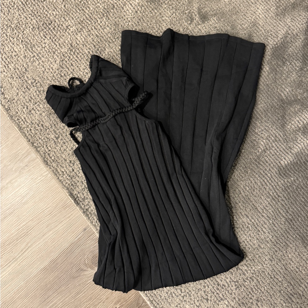 Meshki Minerva Cut Out Knit Maxi Dress